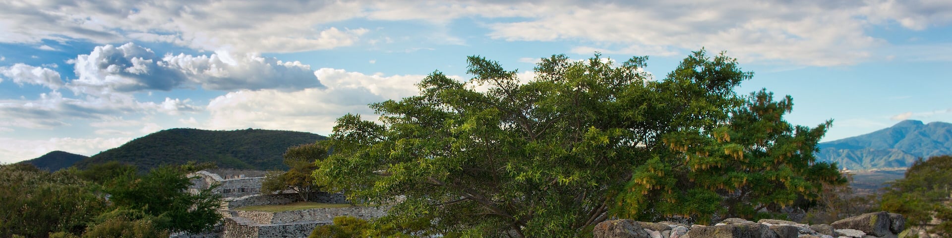 Pre-Columbian archaeological site of Xochicalco in Mexico; Shutterstock ID 524000980