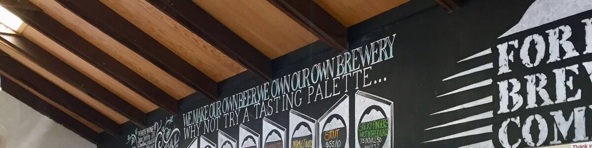 Lots of interesting craft beers at this brewery.