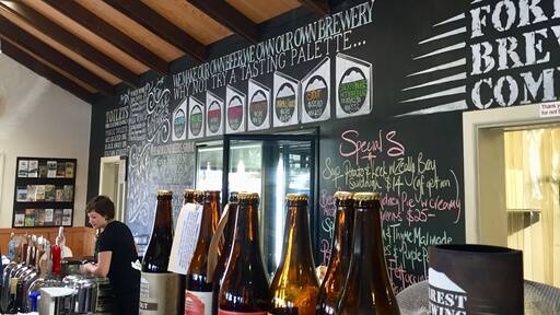 Lots of interesting craft beers at this brewery.