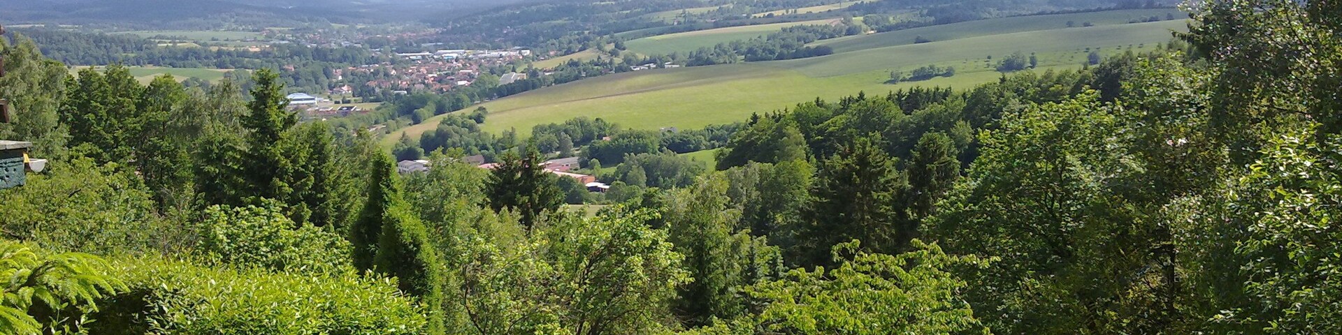 View from "Wolvesgarden" over Herges and Viernau