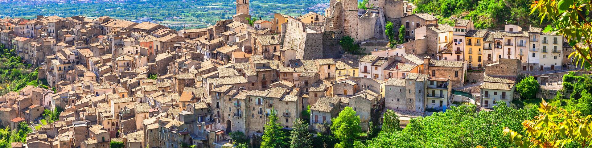 beautiiful medieval villages of Italy - Pacentro (Abruzzo)