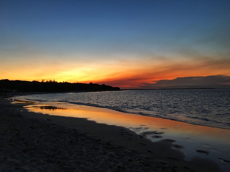 Camping on rainbow beach at Inskip Point is one of my favorite Australian memories. What could be better than beers, beach, sunset and fire?