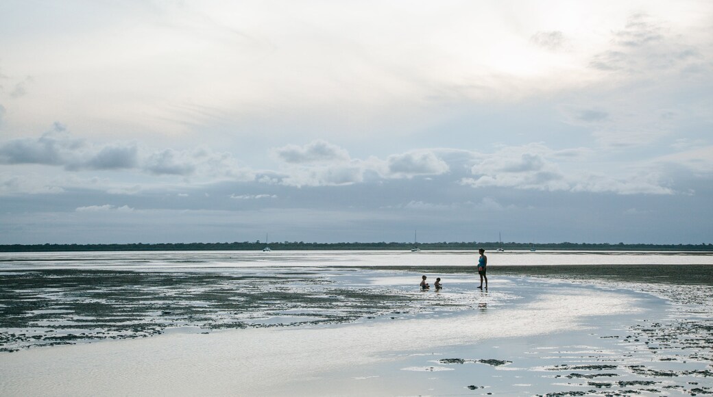 Inskip which includes landscape views, a sunset and general coastal views