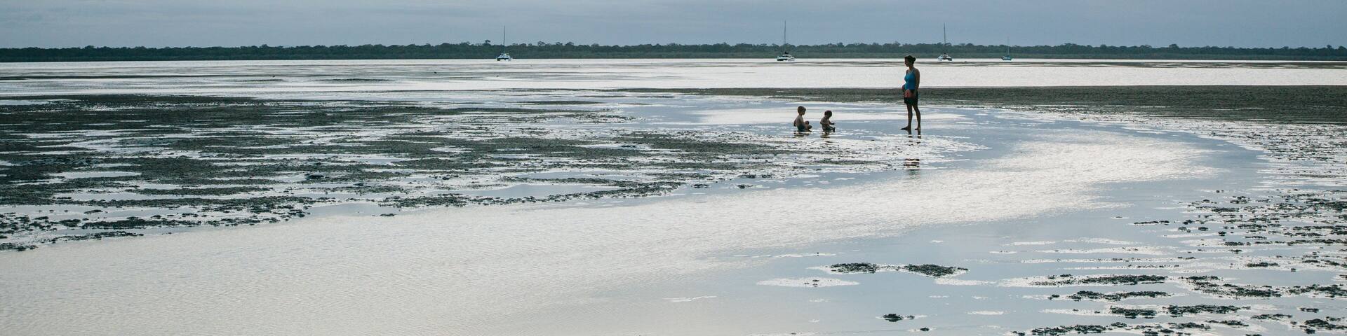 Inskip which includes landscape views, a sunset and general coastal views