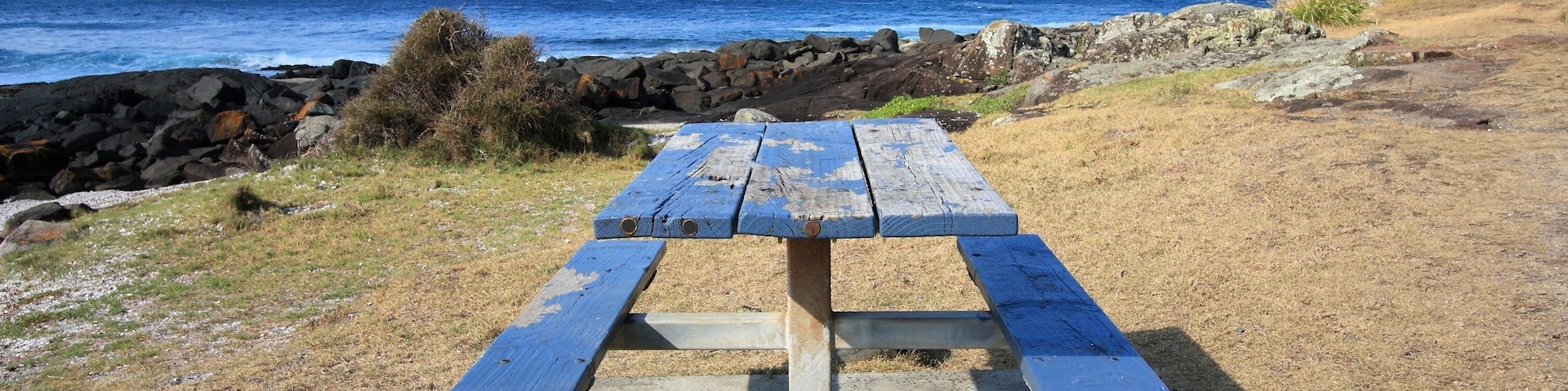 Australia landscape - picnic table