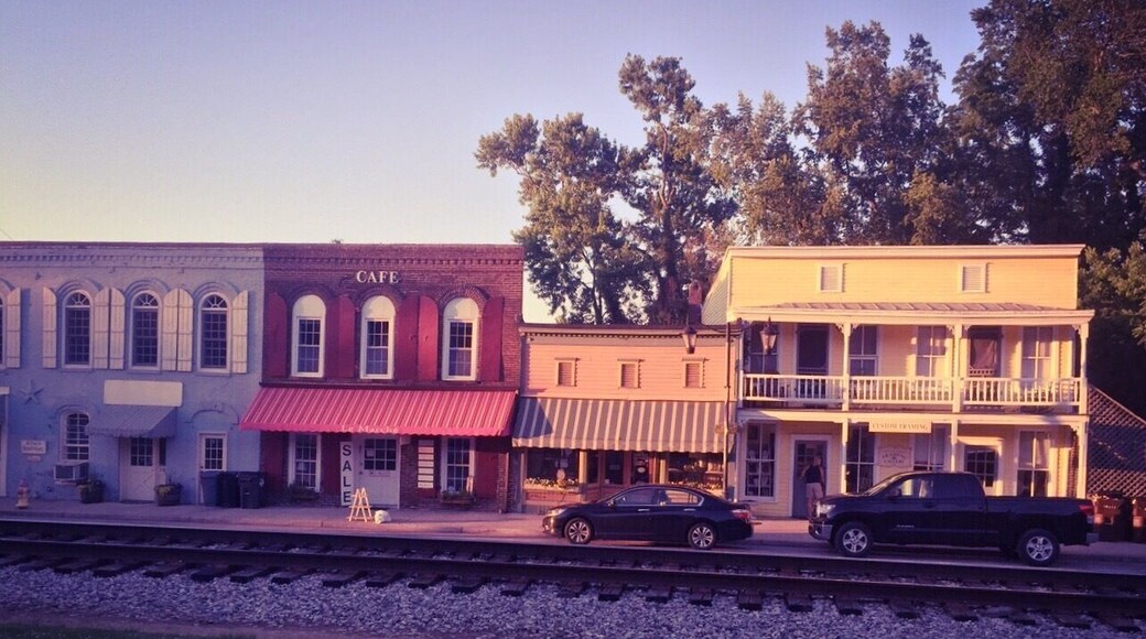 Downtown Midway Kentucky. Such a quaint little town between Frankfort and Lexington, KY. with a rail road running right through downtown.