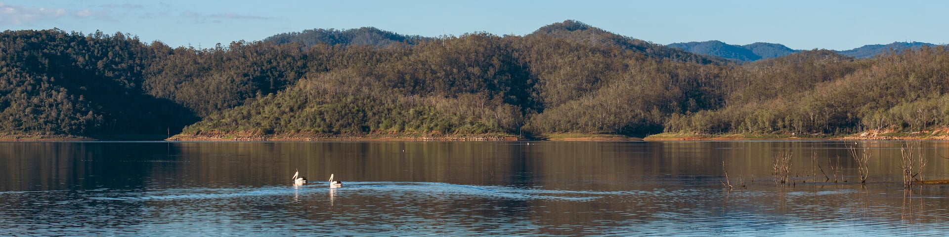 Lake Wivenhoe in Queensland during the day