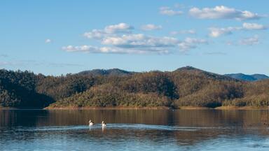 Lake Wivenhoe in Queensland during the day