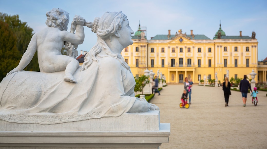 Beautiful architecture of the Branicki Palace in Bialystok, Poland