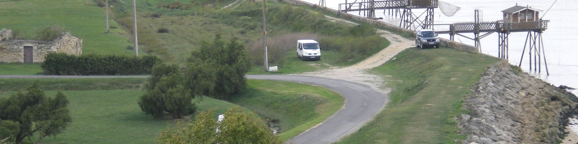 Krabbenfischer bei Jau-Dignac-et-Loirac