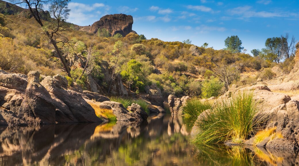 Summer hike in pinnacles national park, West Coast, California, sunny weather, rocks, sky, outdoors; Shutterstock ID 2056681337; purchase_order: SP-2789 POI images for Incentives; Order: ; client: Exp