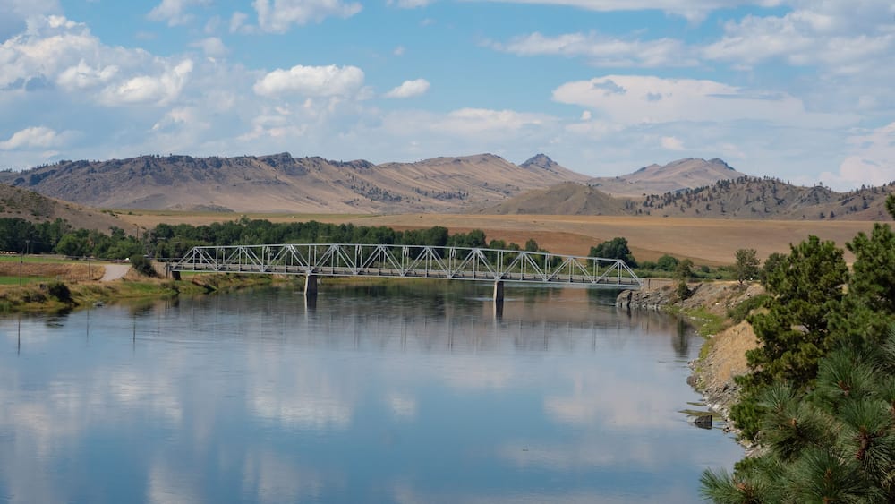 Wolf Creek Bridge over the Missouri River in Montana