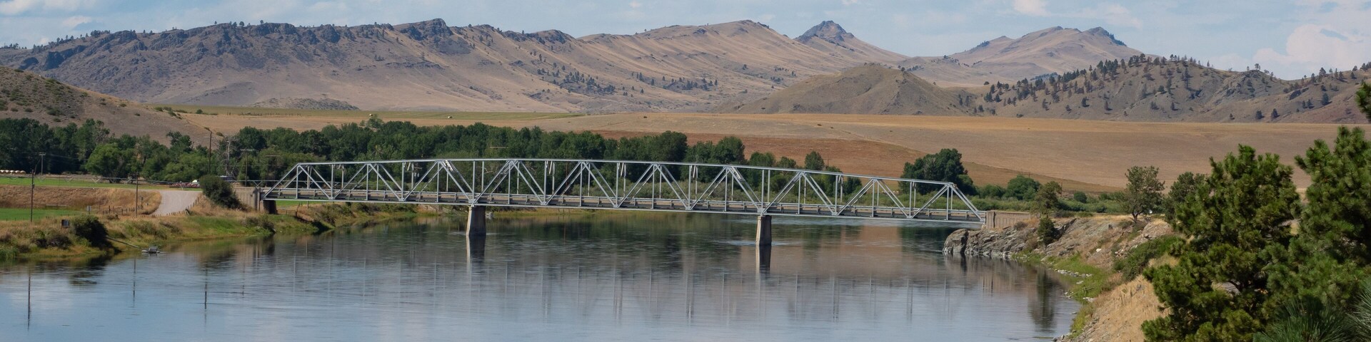 Wolf Creek Bridge over the Missouri River in Montana