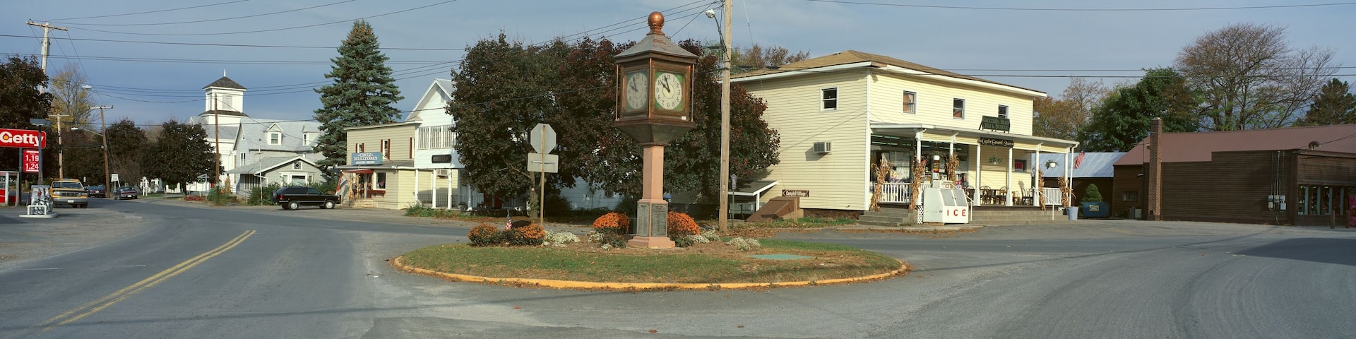 Copake with town clock in the center, NY; Shutterstock ID 144841798; Purchase Order: -