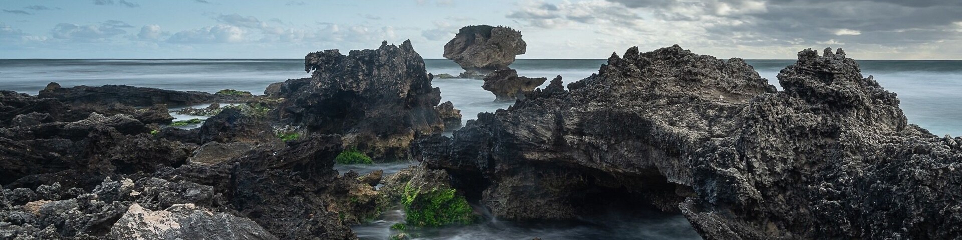 Nice rock formations at Point Peron near Rockingham Western Australia.
