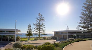 City Beach showing a coastal town and a sunset