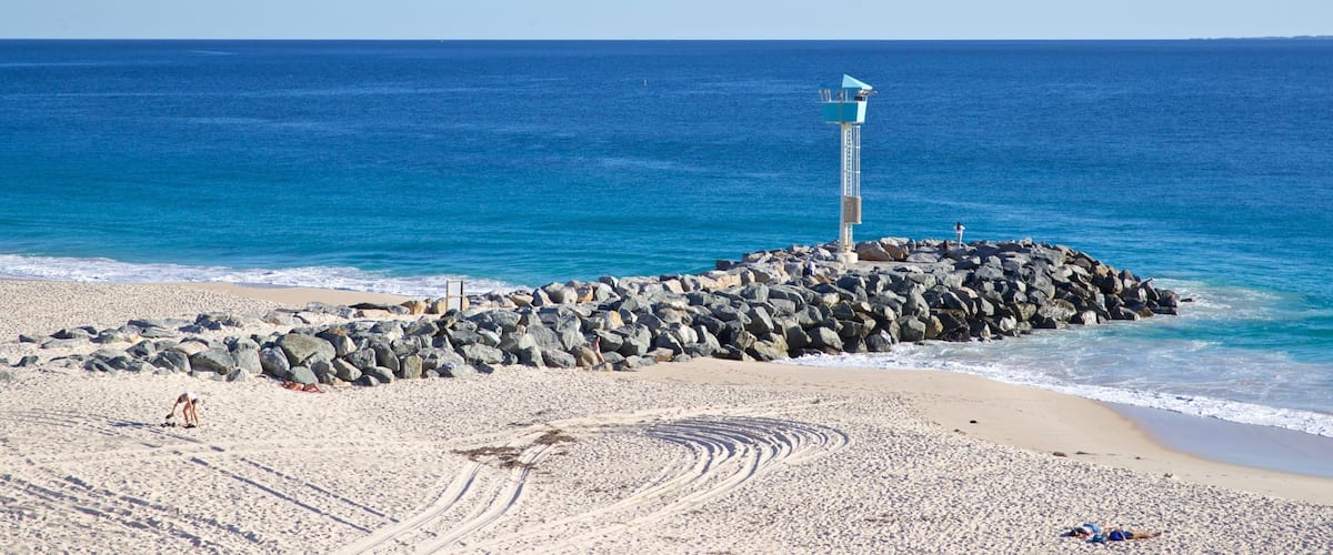 City Beach showing a beach, landscape views and general coastal views