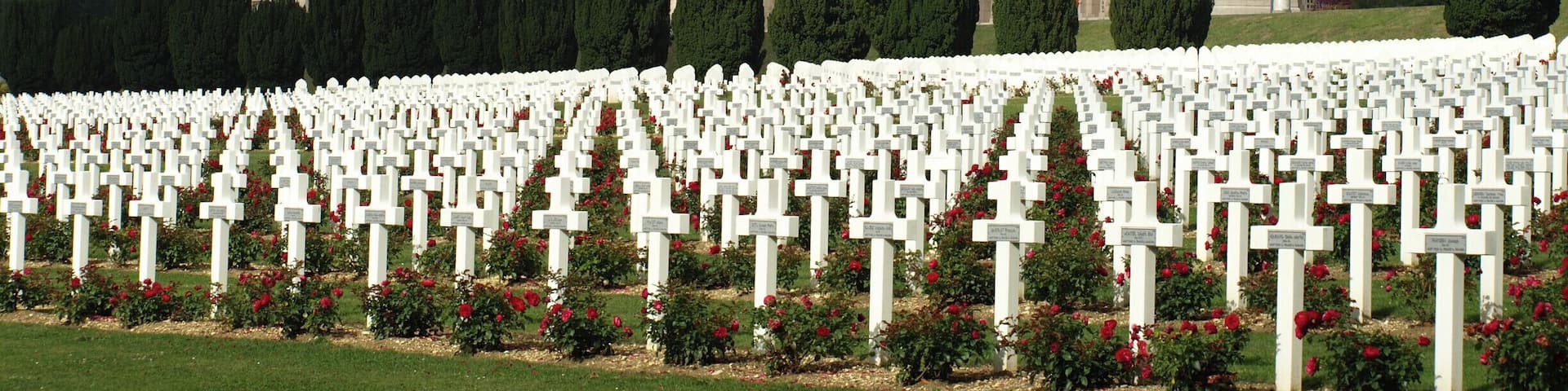 This is a memorial containing the remains of soldiers who died on the battlefield during the Battle of Verdun in World War I