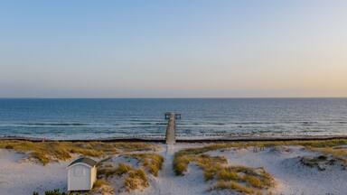 Drone photograph of Ljunghusen in southern Sweden outside of Malmö