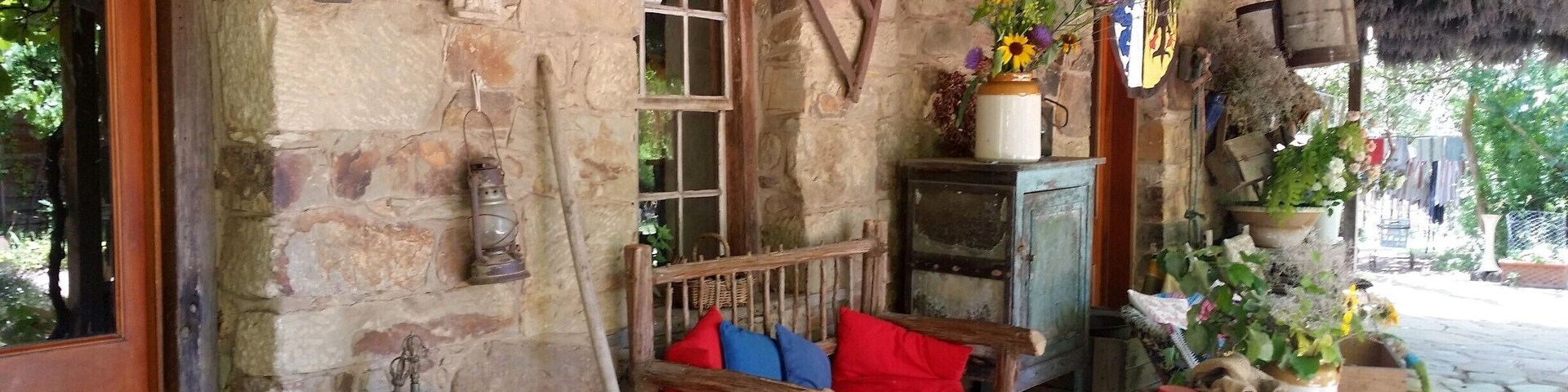 Lavendula Swiss-Italian Lavender farm presents the visitor with a particularly mellow day out. Head for Daylesford, Victoria and then meander through Hepburn Springs to find it. Highlights include -
- a farmhouse created by Swiss-Itailian migrants in 1851;
- a gourmet cafe using produce from the farm's market garden;
- gentle walks and farm animals (no wellies required)
- fields of sweet smelling lavender
One visit had us hooked. We shall return the next time we have overseas visitors to stay.
http://www.lavandula.com.au/