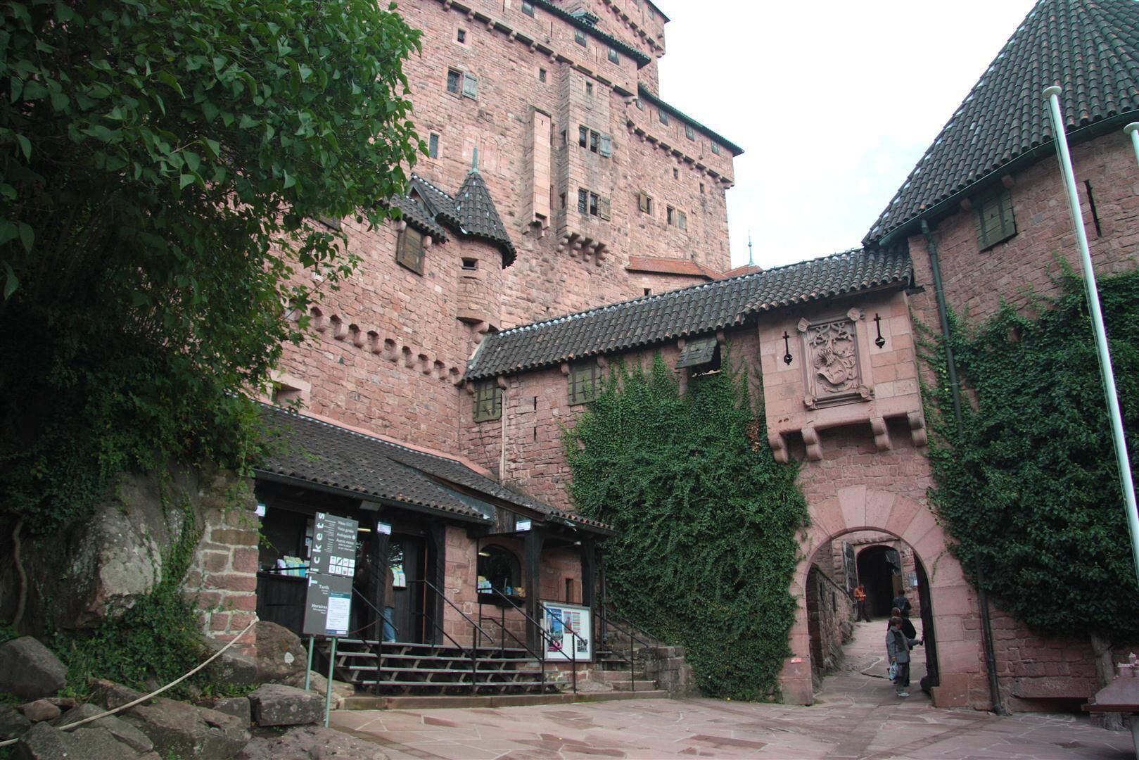 Château du Haut-Koenigsbourg
Wonderful restorative Kings Castle with great view. Photo shows entrance to the Castle. With the many exhibits inside approximately the tour takes 4 - 6 ours of your time !
 http://www.haut-koenigsbourg.fr/en/