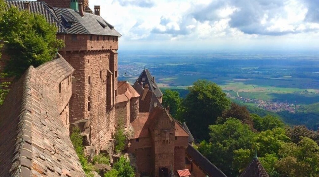 The views of the Alsace and towards Germany where breathtaking from up here.