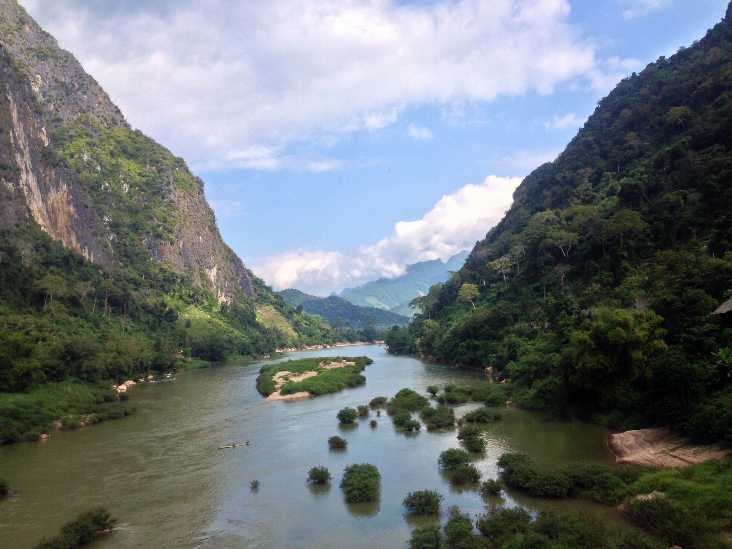 Trekking in the beautiful Laos countryside is an amazing way to see the stunning landscape in this part of the world. 