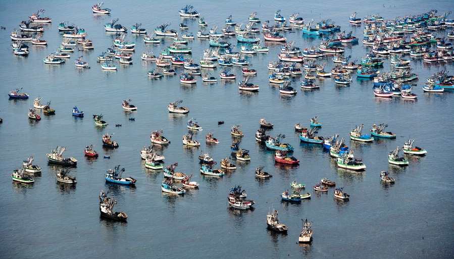 Fishing Industry and Boats Chimbote Ancash Region Peru