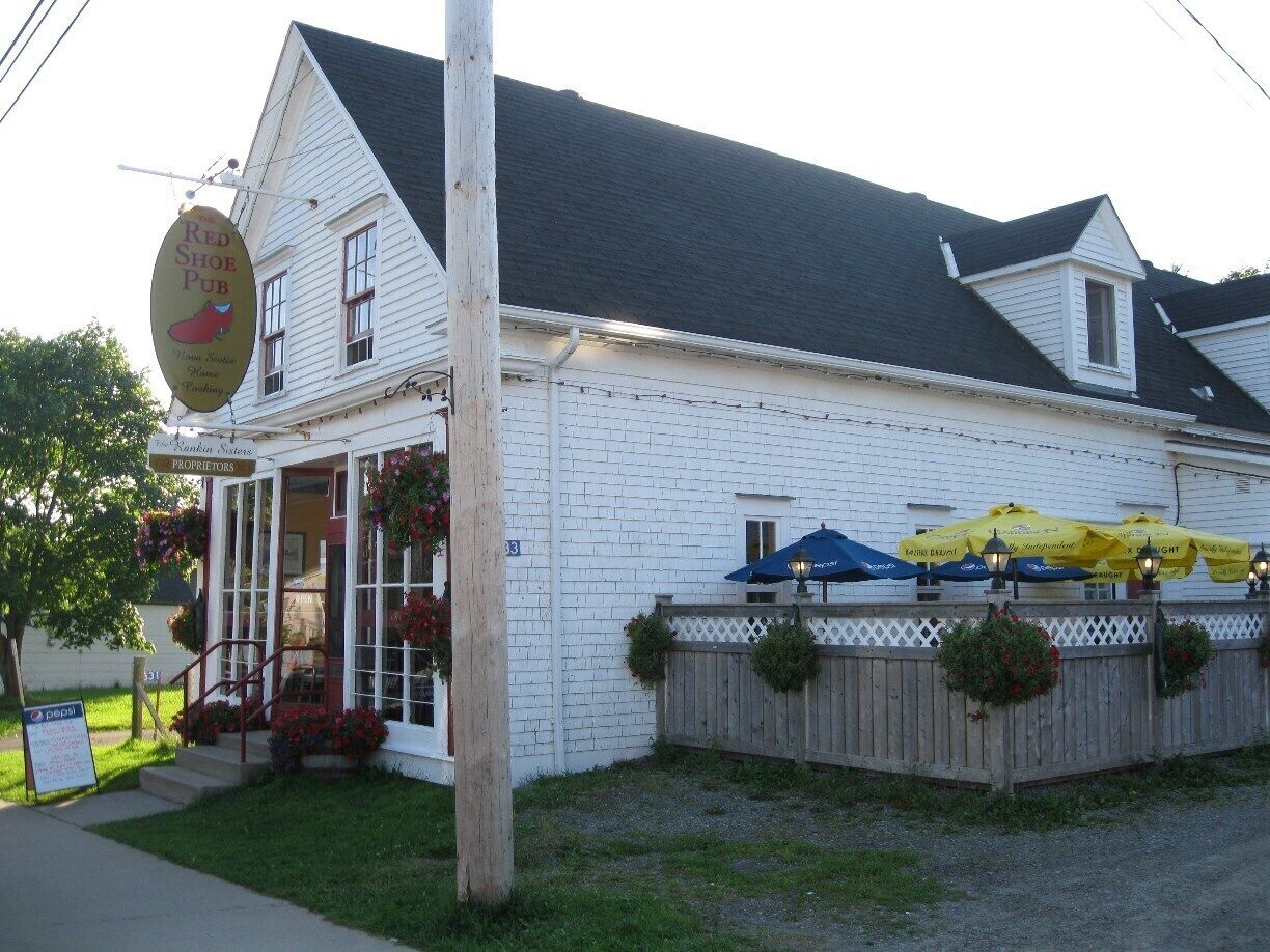 The Red Shoe- great watering hole at Mabou, NS.
