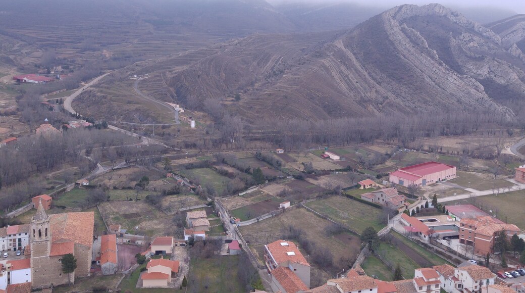 Aliaga is a municipality in the province of Teruel and Cuencas Mineras region known for its geological park, the castle and the thermal power active between 1952 and 1982