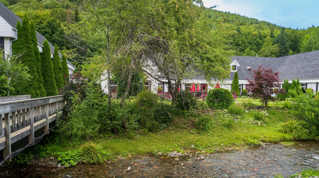 Cape Breton Island, Nova Scotia, Canada: Glenora Distillery. Home of Canada's First Single Malt Whisky, Glen Breton Rare whisky. Gardens, McAulay Brook, hotel and pub.