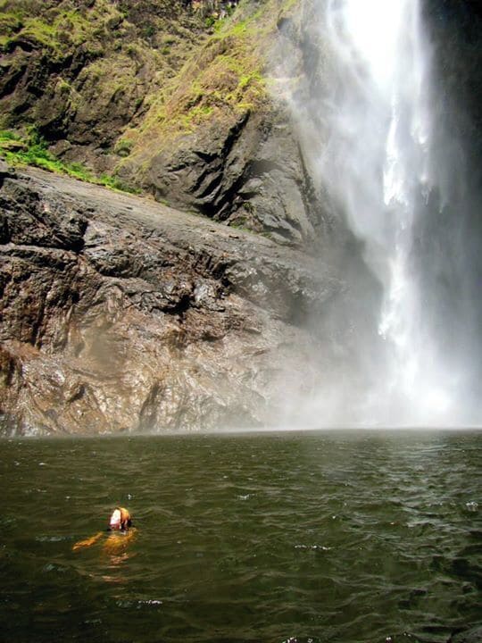 A lovely swim in Wallaman Falls (but be careful of the leeches)! #nationalpark