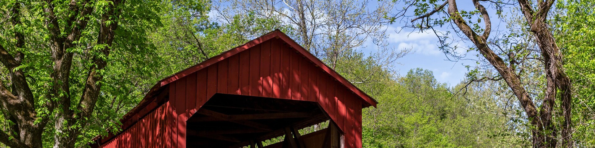 Sandy Creek Covered Bridge near Hillsboro, in Jefferson County Missouri