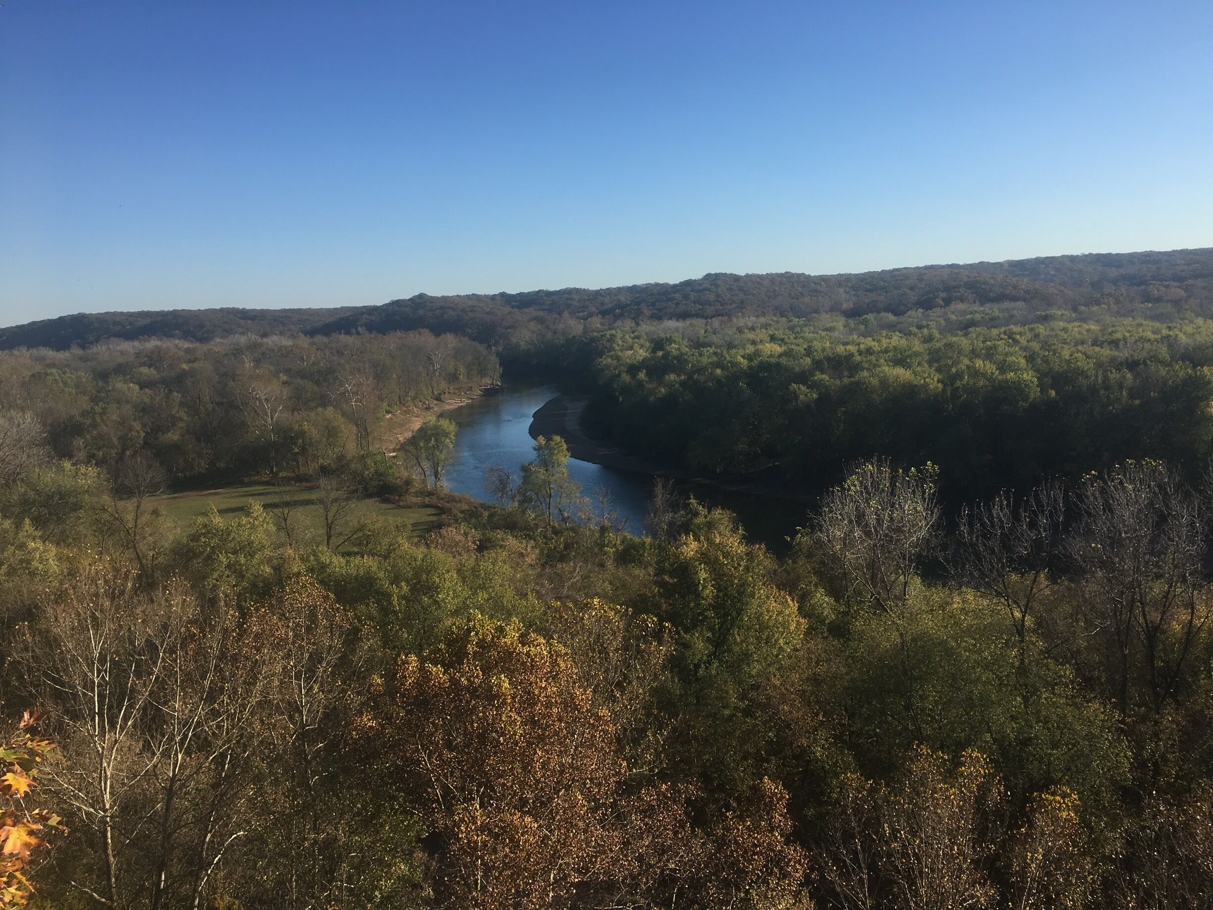 One of the best parks for hikes in STL. 