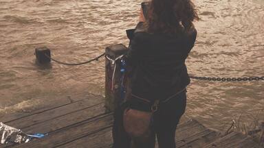 View of the Mississippi River from New Orleans