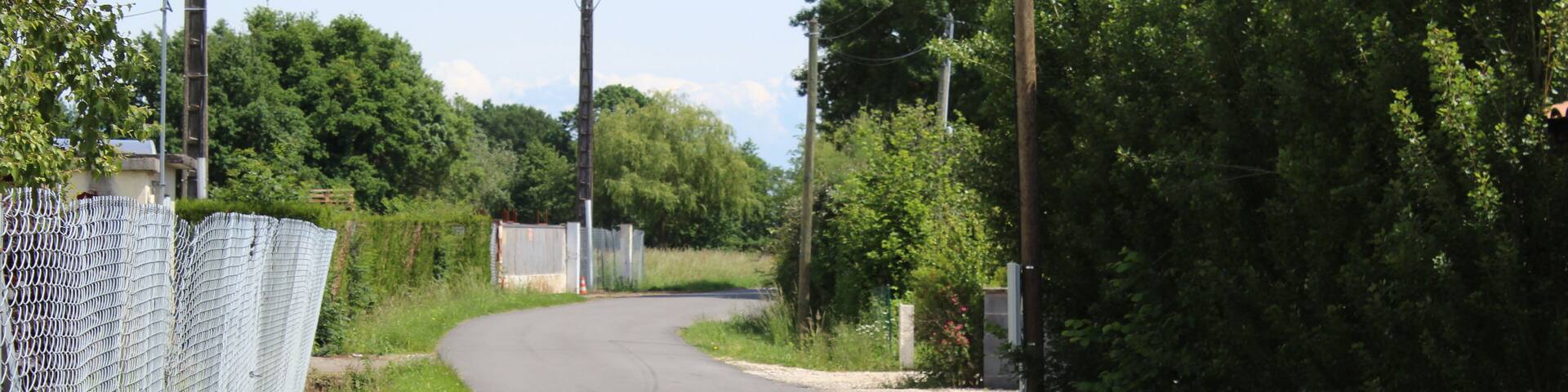 Route des Lys, Saint-Cyr-sur-Menthon.