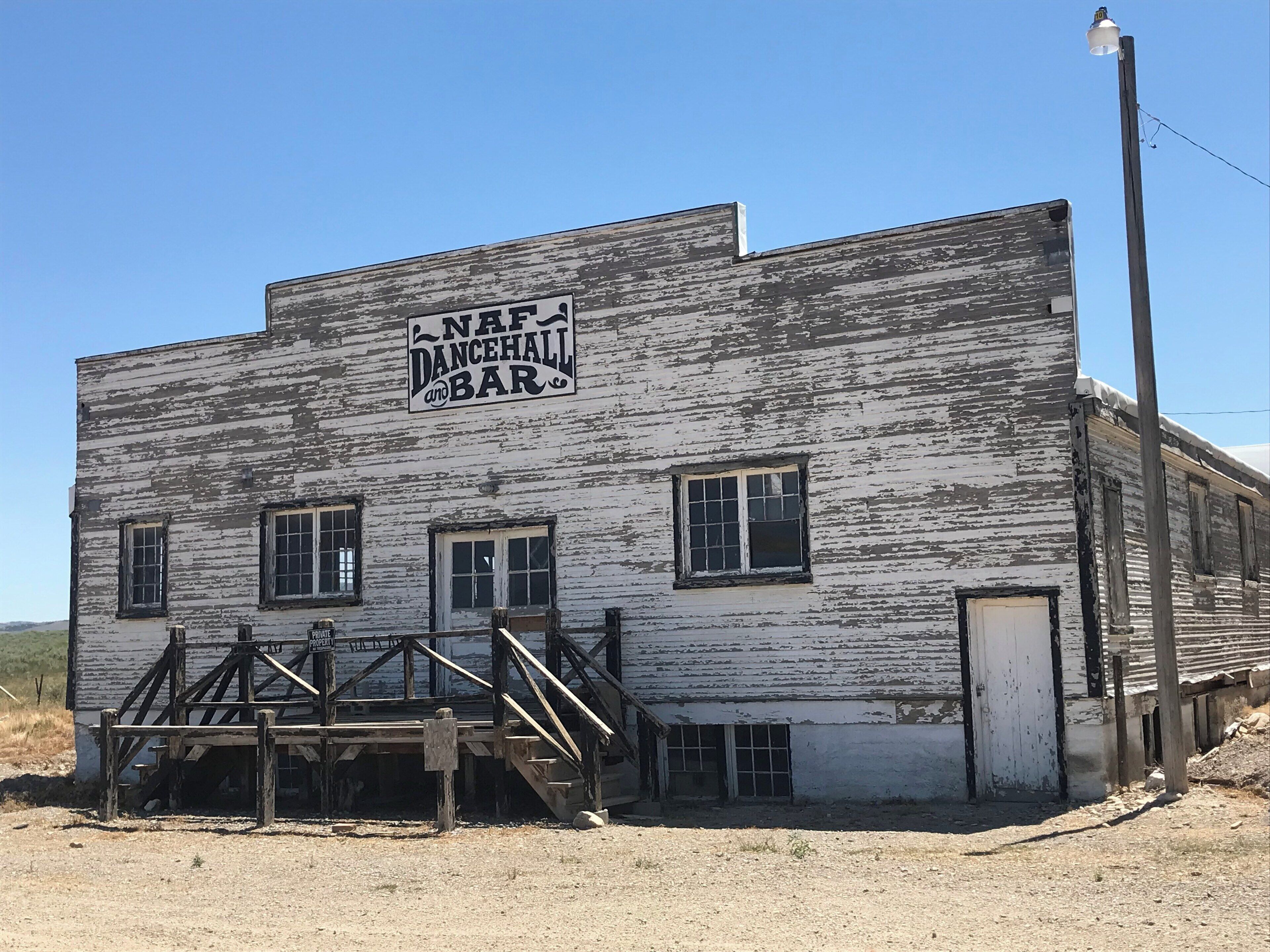 This is a little restaurant in the tiny town of Naf ID.