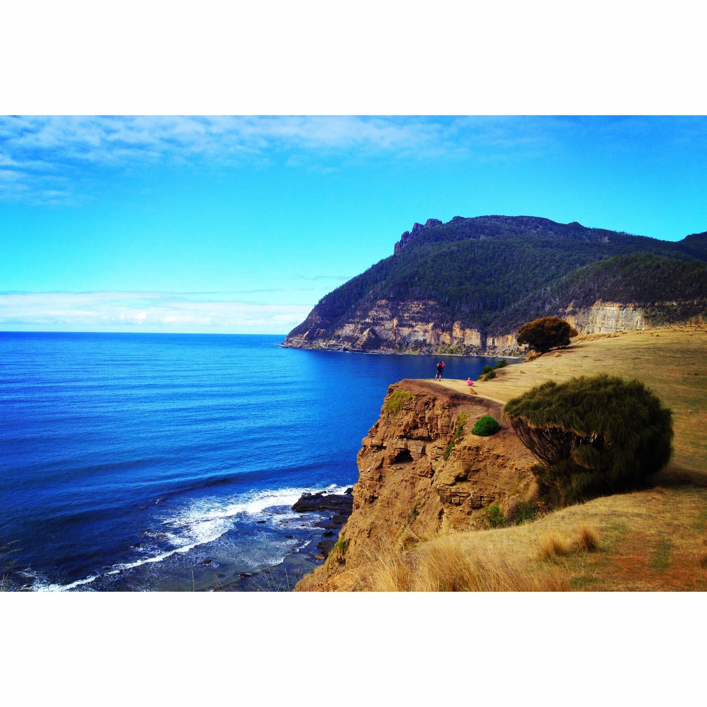 Maria Island in Tasmania is a national park. It has abundant wildlife, historic ruins, rugged cliffs. The ruins are from convict settlements during the 19th century.  #tasmania #nationalpark #hiking #nature #weekendgetaway