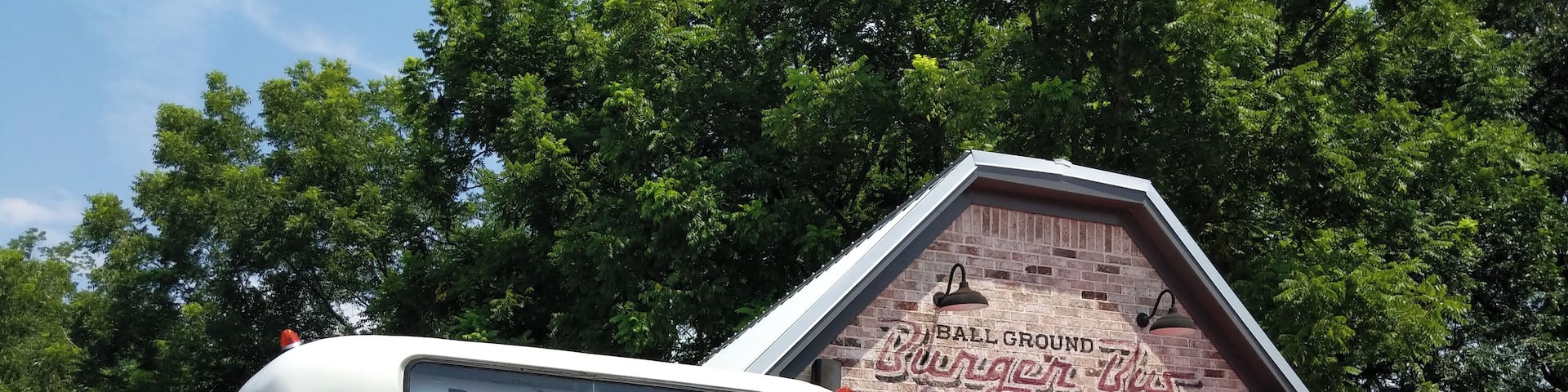 Check out the burger place where you sit on the bus.