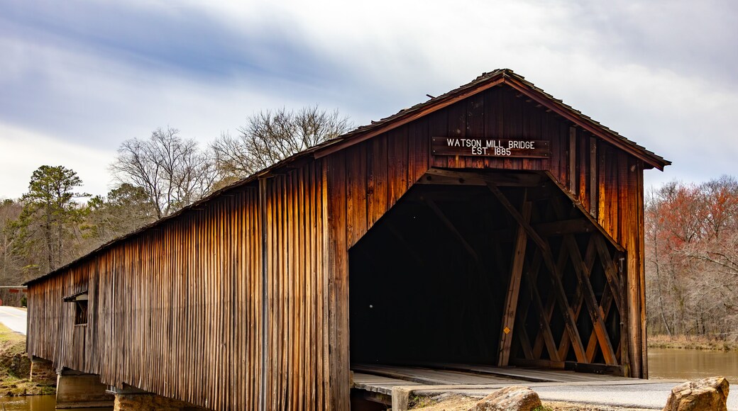 Covered Bridge at Watson Mill State Park in Comer Georgia