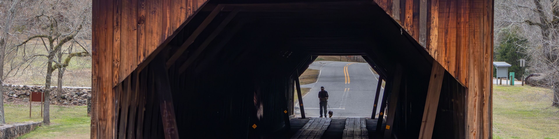 Covered Bridge at Watson Mill State Park in Comer Georgia