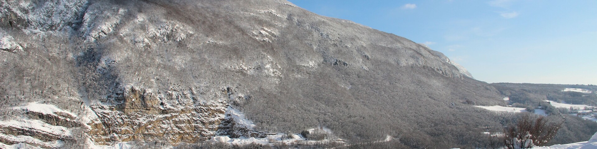 View on the Vuache from the Rocher de Léaz