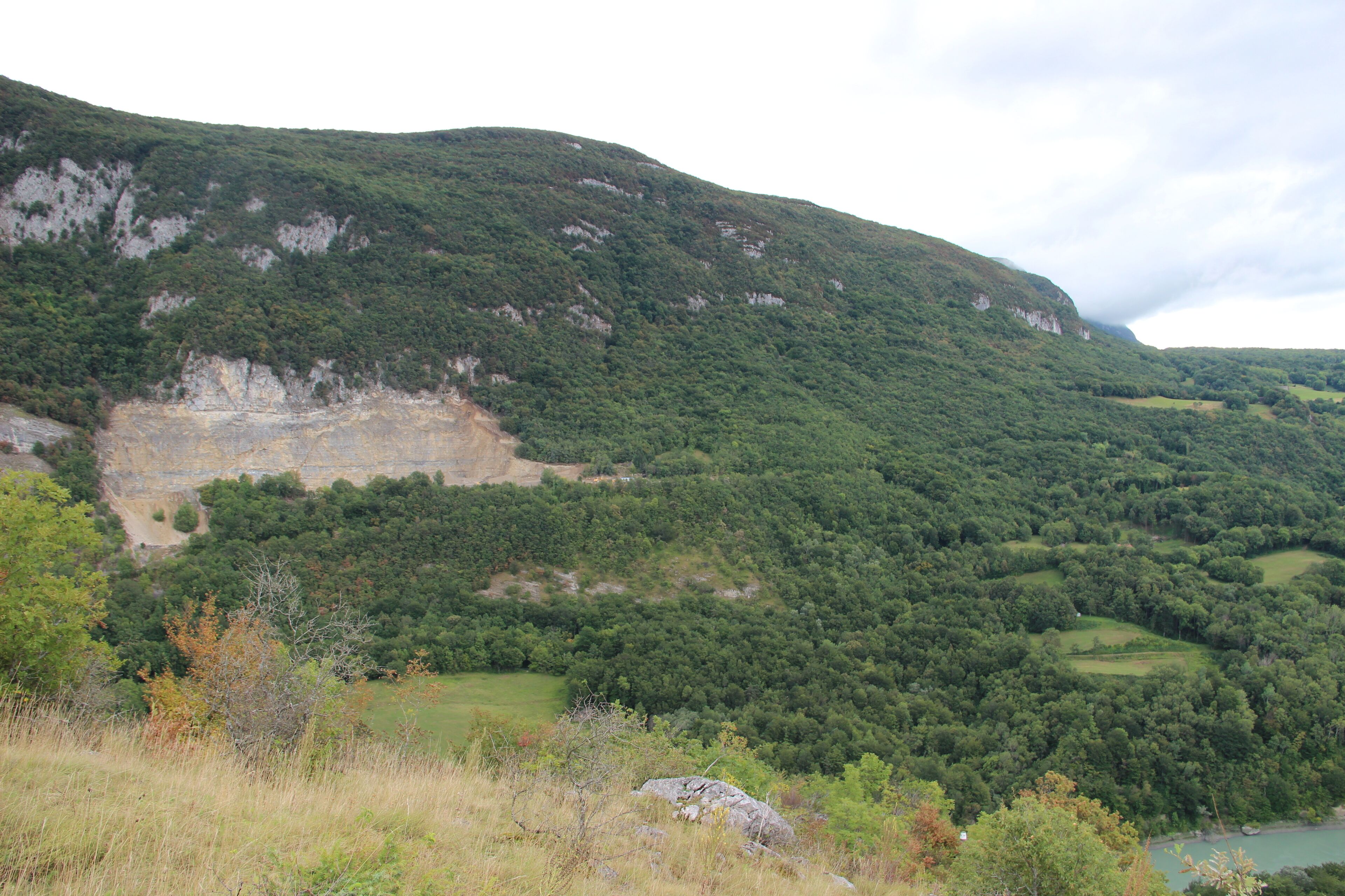 View on Le Vuache from the Rocher de Léaz