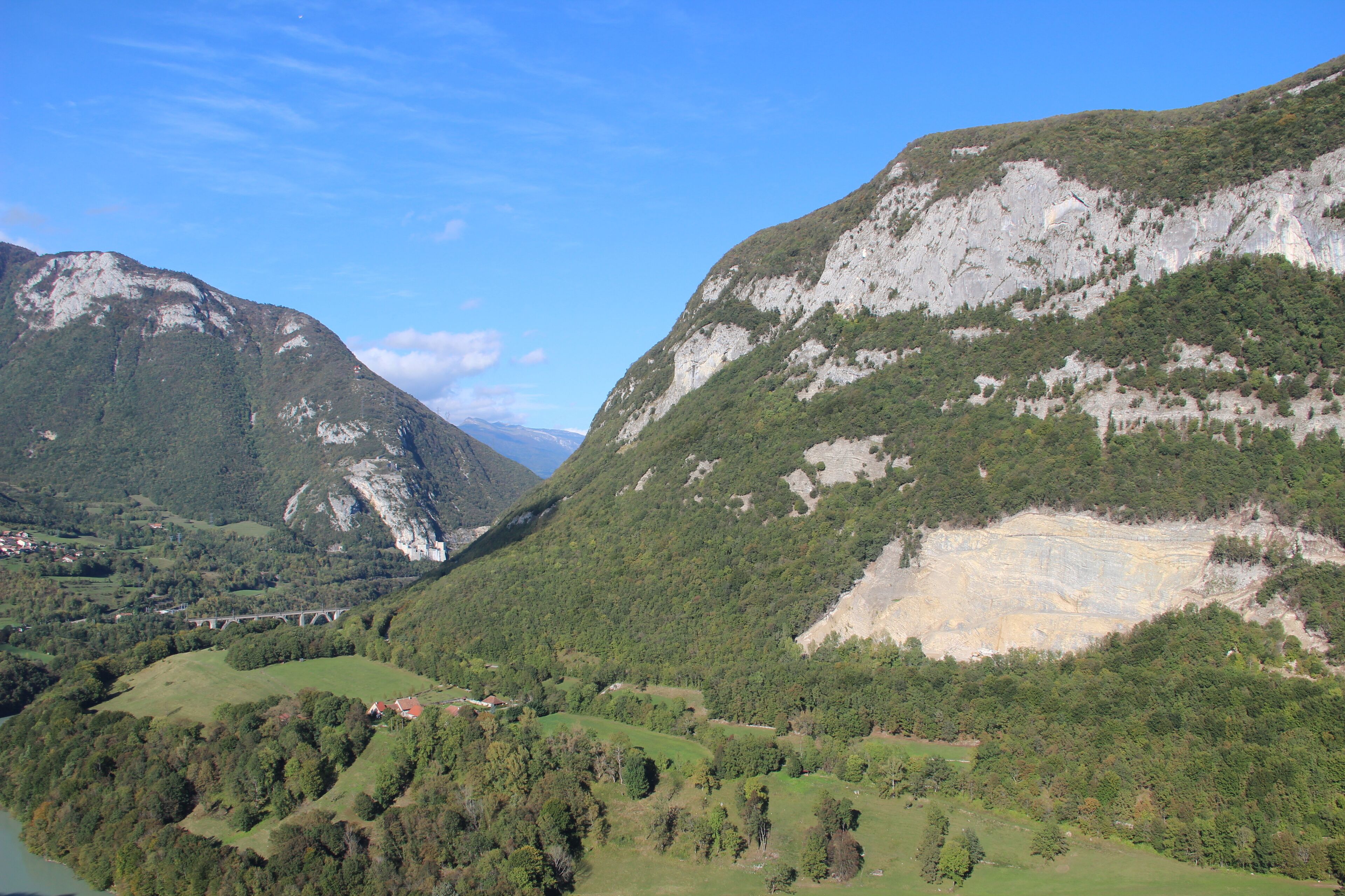 Panoramic view from the Rocher de Léaz