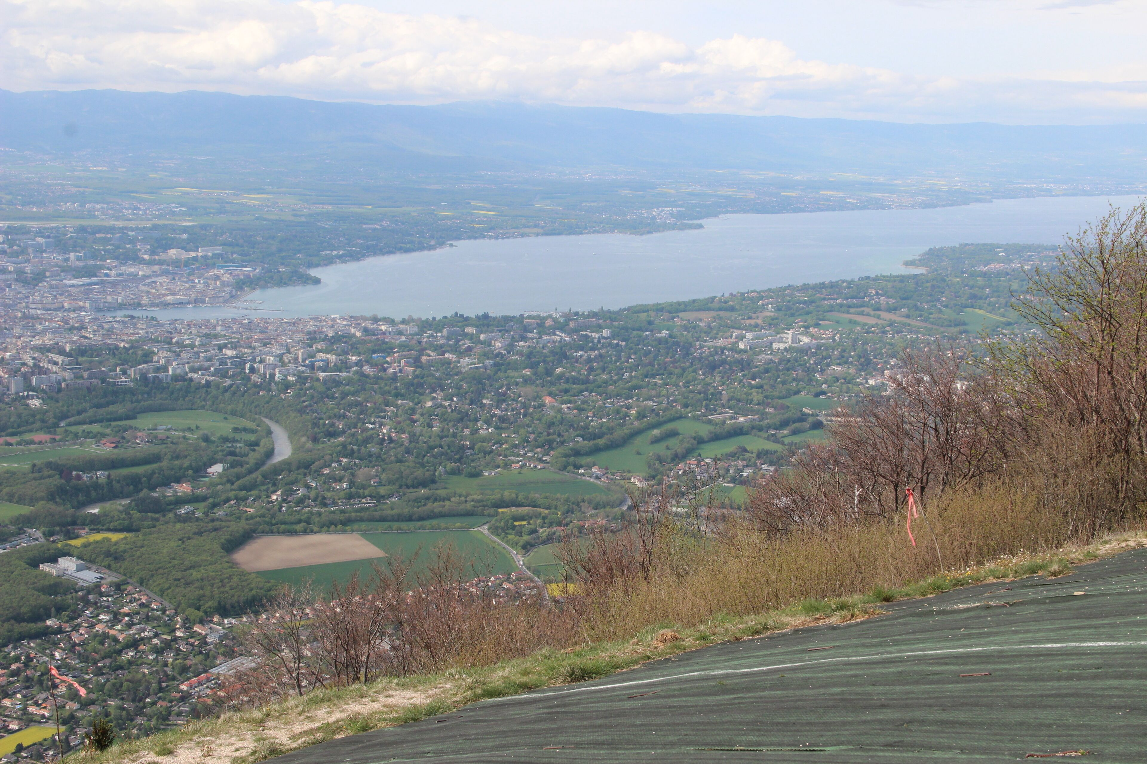 View on Geneva from the Salève