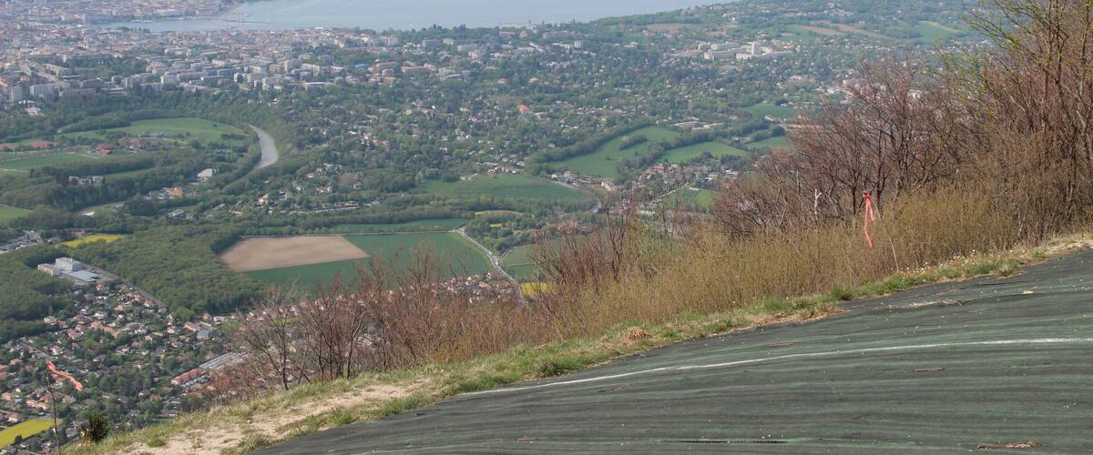 View on Geneva from the Salève