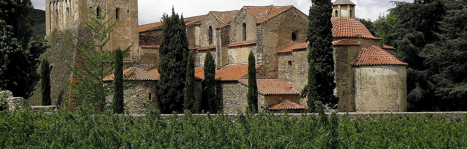 Abbaye Saint-Michel de Cuxa, commune de Codalet (66).
