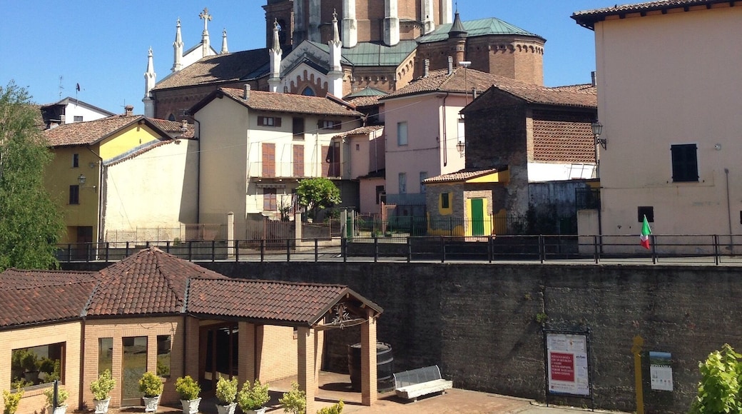 The view of the cathedral of Fontanile