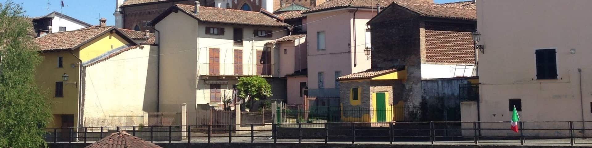 The view of the cathedral of Fontanile