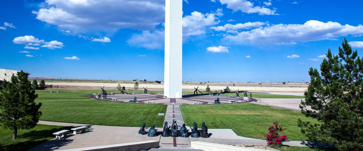 U.S.A. Texas,Groom, the Cross Sanctuary near the Route 66